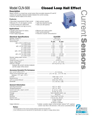 闭环电流传感器CLN-500