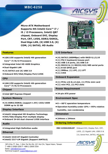 mbc - 6250