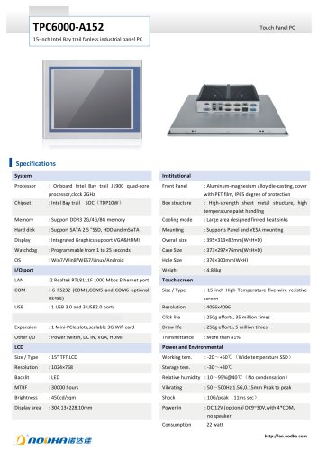 TPC6000-A152数据表