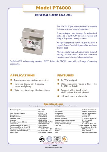 PT4000 S型张力/压缩