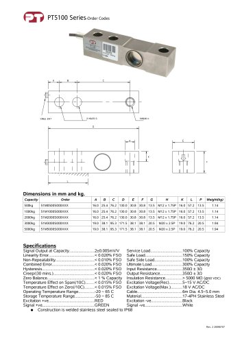 Pt5100 Shearbeam S / S.