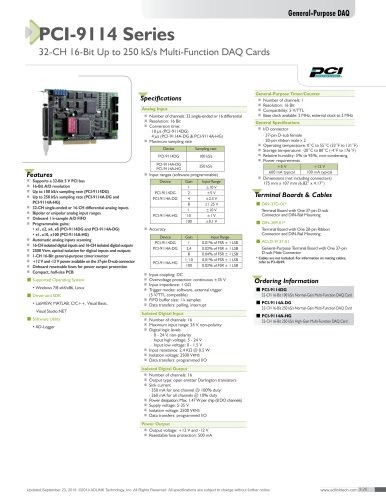 pci - 9114系列