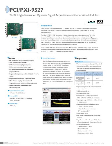 PCI / pxi - 9527