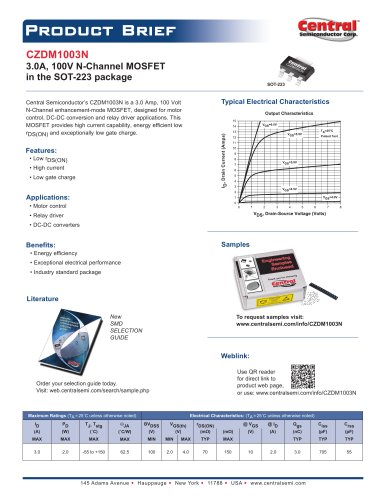 MOSFET CZDM1003N.