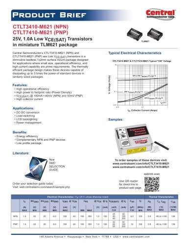 晶体管CTLT3410-M621（NPN）