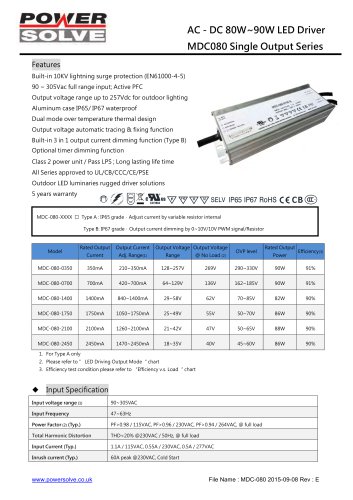 MDC080交流