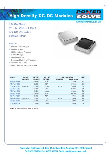 PS50W系列