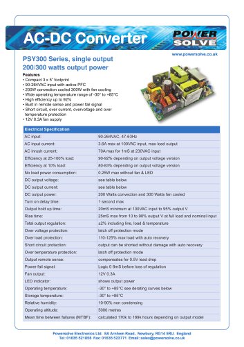 PSY300系列