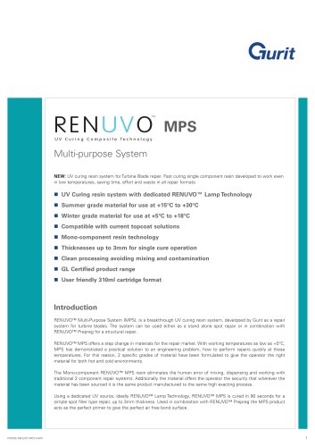 RENUVO多用途系统MPS (v4)