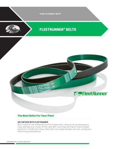 Fleetrunner®Belts.