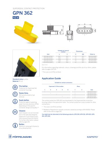 Data sheet GPN 362