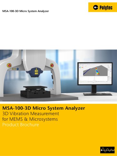 MSA-100-3D微系统分析仪