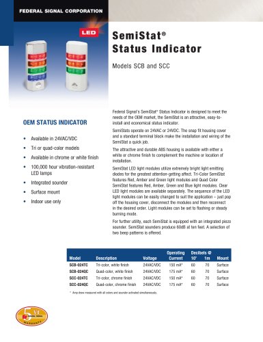 SCB SemiStat®状态指示灯